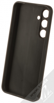 1Mcz Matt Skinny TPU ochranný silikonový kryt pro Samsung Galaxy A35 černá (black) zepředu