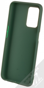 1Mcz Matt TPU ochranný silikonový kryt pro Realme 8 5G tmavě zelená (forest green) zepředu