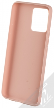 1Mcz Matt TPU ochranný silikonový kryt pro Realme 8, Realme 8 Pro světle růžová (powder pink) zepředu