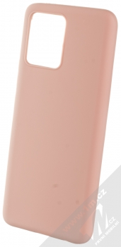 1Mcz Matt TPU ochranný silikonový kryt pro Realme 8, Realme 8 Pro světle růžová (powder pink)