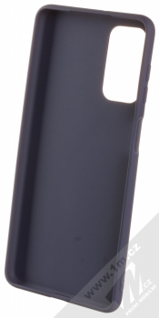 1Mcz Matt TPU ochranný silikonový kryt pro Samsung Galaxy M52 5G tmavě modrá (dark blue) zepředu