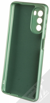 1Mcz Metallic TPU ochranný kryt pro Motorola Moto G51 5G zelená (green) zepředu