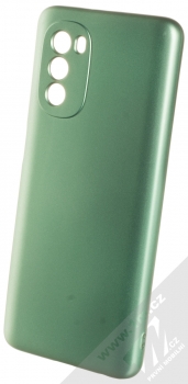 1Mcz Metallic TPU ochranný kryt pro Motorola Moto G51 5G zelená (green)