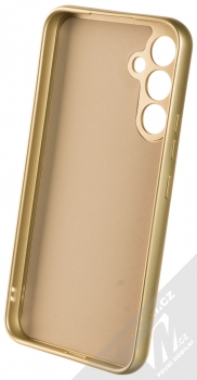 1Mcz Metallic TPU ochranný kryt pro Samsung Galaxy A54 5G zlatá (gold) zepředu