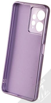 1Mcz Metallic TPU ochranný kryt pro Xiaomi Redmi Note 12 4G fialová (violet) zepředu