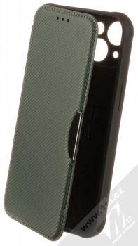 1Mcz Razor Book flipové pouzdro pro Apple iPhone 14 tmavě zelená (dark green)