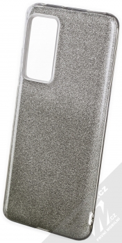 1Mcz Shining Duo TPU třpytivý ochranný kryt pro Xiaomi 12, Xiaomi 12X stříbrná černá (silver black)
