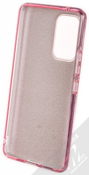 1Mcz Shining TPU třpytivý ochranný kryt pro Samsung Galaxy A53 5G růžová (pink) zepředu