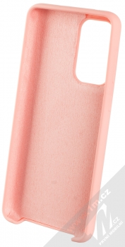 1Mcz Silicone ochranný kryt pro Samsung Galaxy A33 5G lososově růžová (salmon pink) zepředu