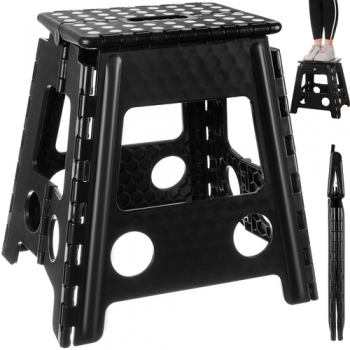 1Mcz Skládací stolička černá (black)