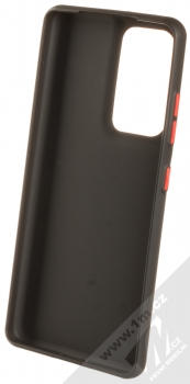 1Mcz Solid TPU ochranný kryt pro Samsung Galaxy S21 Ultra černá (black) zepředu