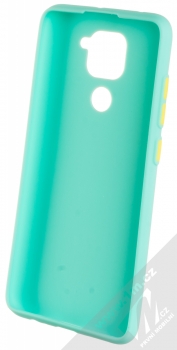 1Mcz Solid TPU ochranný kryt pro Xiaomi Redmi Note 9 mátově zelená (mint green) zepředu