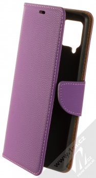 1Mcz Stranding Book flipové pouzdro pro Samsung Galaxy A42 5G fialová (violet)