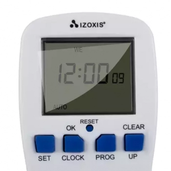 1Mcz TM03 Digitální spínací hodiny s časovačem a časovým spínačem do zásuvky bílá (white)