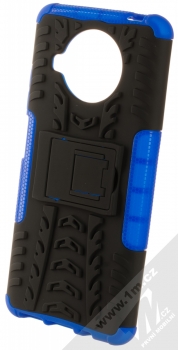 1Mcz Tread Stand odolný ochranný kryt se stojánkem pro Xiaomi Mi 10T Lite 5G modrá černá (blue black)