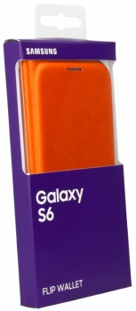Samsung EF-WG920POEGWW Flip Wallet PU kožené originální flipové pouzdro pro Samsung Galaxy S6 SM-G920F