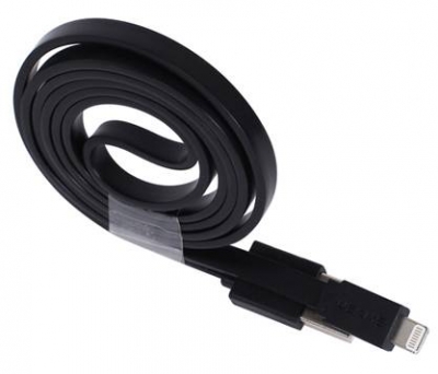 USAMS Cable plochý USB kabel s Apple Lightning konektorem kabel