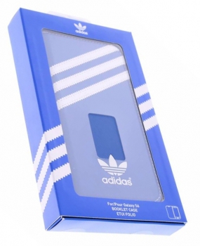 Adidas Booklet Case flipové pouzdro pro Samsung Galaxy S6 (AN8037) modro bílá (blue white)