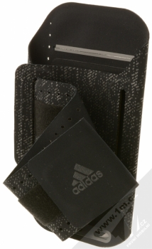 Adidas Sports Armband sportovní pouzdro na paži pro mobilní telefon, mobil, smartphone o velikosti Apple iPhone 6, iPhone 6S, iPhone 7, iPhone 8 (CI3125) černá (black) zezadu