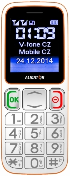 ALIGATOR A320 SENIOR mobil, mobilní telefon