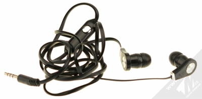 Aligator HandsFree stereo sluchátka s mikrofonem, ovladačem a prodlouženým audio konektorem Jack 3,5mm černá (black) balení