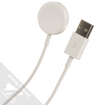 Apple A2256 Magnetic Charging Cable originální dokovací stanice pro Apple Watch (MX2E2ZM/A) bílá (white)