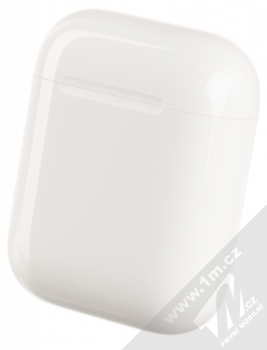 Apple AirPods (2019) headset stereo sluchátka s nabíjecím pouzdrem bílá (white) nabíjecí pouzdro
