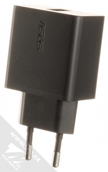 Asus AD897020 originální nabíječka do sítě s USB výstupem 2A a originální USB kabel s USB Type-C konektorem černá (black) nabíječka USB zezadu
