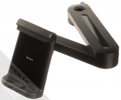 Baseus Energy Backseat Holder držák na opěrku hlavy v automobilu pro mobilní telefon od 4,7 do 6,5 palců s podporou bezdrátového nabíjení (WXHZ-01) černá (black)