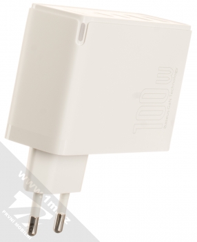 Baseus GaN2 Pro Quick Charger nabíječka do sítě s 2x USB + 2x USB Type-C výstupy 100W a USB Type-C kabel (CCGAN2P-L02) bílá (white) nabíječka