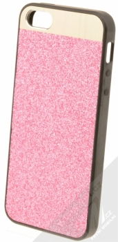 Beeyo Glossy třpytivý ochranný kryt pro Apple iPhone 5, 5S, SE růžová (pink)