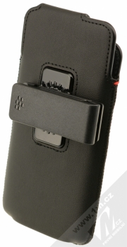 BlackBerry Swivel Holster originální pouzdro s otočným klipem pro BlackBerry DTEK50 černá (black) zezadu otočené