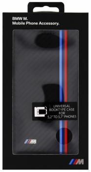 BMW M Collection Universal Booktype Extra Large univerzální flipové pouzdro pro mobilní telefon, mobil, smartphone 5,2
