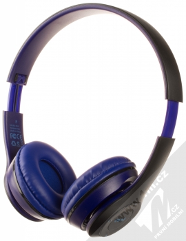 Borofone BO4 Charming Rhyme Bluetooth stereo sluchátka černá modrá (black blue) maximální náhlavník