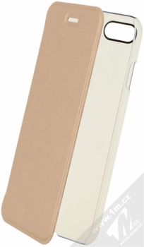 CellularLine Clear Book flipové pouzdro pro Apple iPhone 7 zlatá (gold)