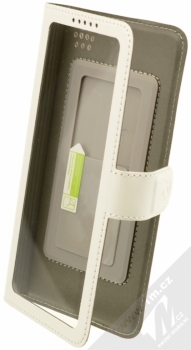 Celly View Unica XXL univerzální flipové pouzdro pro mobilní telefon, mobil, smartphone bílá (white)