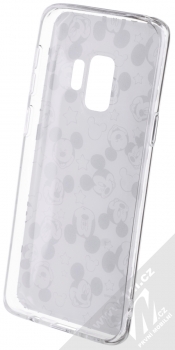 Disney Mickey Mouse 007 TPU ochranný silikonový kryt s motivem pro Samsung Galaxy S9 bílá (white) zepředu
