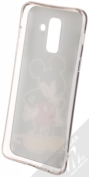 Disney Mickey Mouse 011 TPU ochranný silikonový kryt s motivem pro Samsung Galaxy A6 Plus (2018) černá (black) zepředu