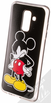 Disney Mickey Mouse 011 TPU ochranný silikonový kryt s motivem pro Samsung Galaxy A6 Plus (2018) černá (black)