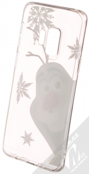 Disney Olaf 002 TPU ochranný silikonový kryt s motivem pro Samsung Galaxy S9 průhledná (transparent) zepředu