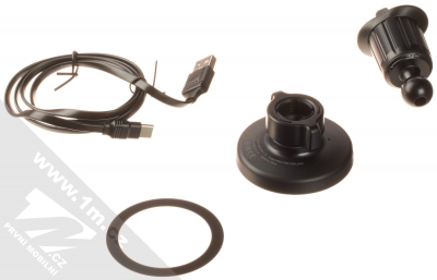 Dudao F12Max 15W magnetický držák s bezdrátovým nabíjením do mřížky ventilace automobilu černá (black) balení