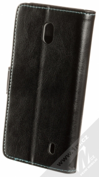 Fixed Opus flipové pouzdro pro Nokia 1 černá (black) zezadu