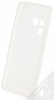 Fixed TPU gelové pouzdro pro Nokia 216, 216 Dual Sim bílá průhledná (white transparent) zepředu