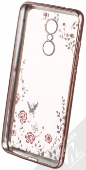 Forcell Diamond TPU ochranný kryt pro Xiaomi Redmi 5 růžově zlatá (rose gold) zepředu