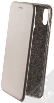 Forcell Elegance Book flipové pouzdro pro Huawei Y7 (2019) kovově šedá (steel)