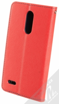 Forcell Fancy Book flipové pouzdro pro LG K10 (2018) červená modrá (red blue) zezadu