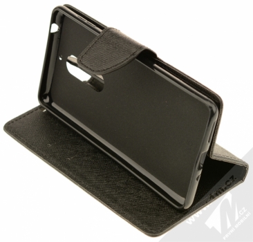 Forcell Fancy Book flipové pouzdro pro Nokia 5 černá (black) stojánek
