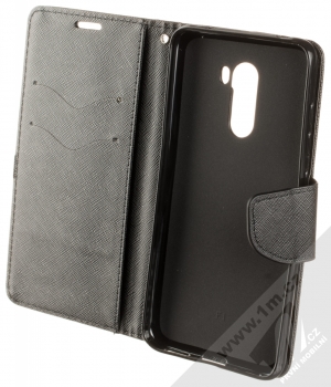 Forcell Fancy Book flipové pouzdro pro Xiaomi Pocophone F1 černá (black) otevřené