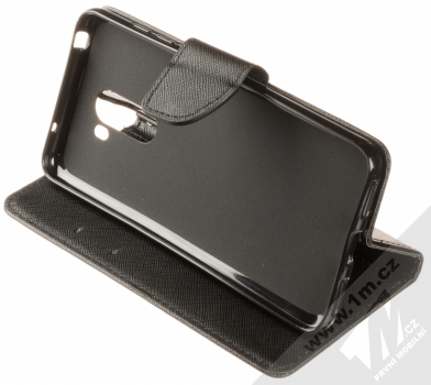 Forcell Fancy Book flipové pouzdro pro Xiaomi Pocophone F1 černá (black) stojánek