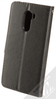 Forcell Fancy Book flipové pouzdro pro Xiaomi Pocophone F1 černá (black) zezadu